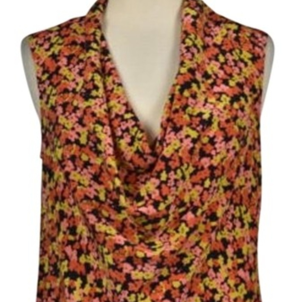 Theory Floral print blouse L